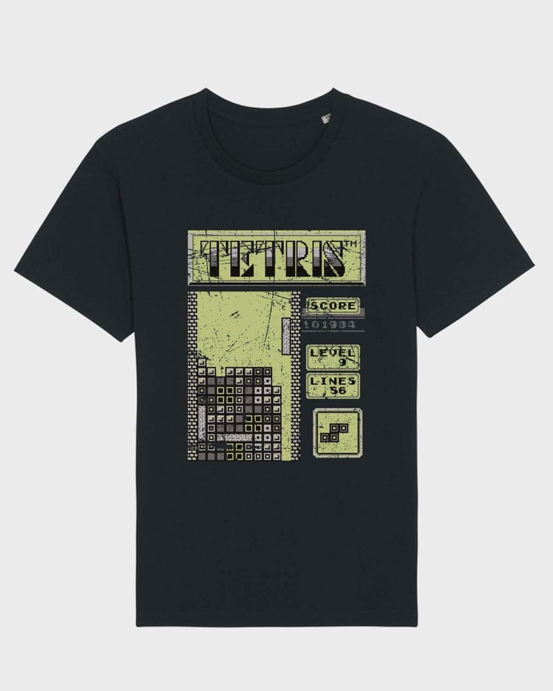 Tetris Camiseta Retro Print talla XL - Collector4U