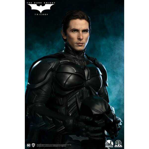 The Dark Knight Trilogy Busto tamaño real Batman (Christian Bale) 91 cm - Collector4U.com