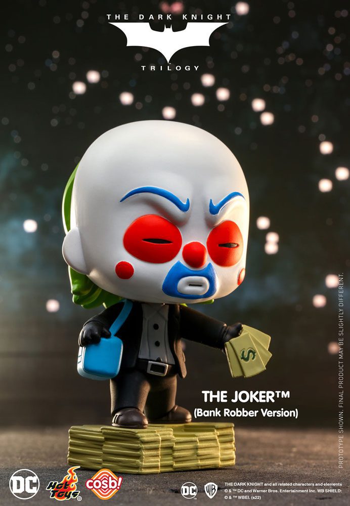 The Dark Knight Trilogy Minifigura Cosbi The Joker (Bank Robber) 8 cm - Collector4U.com