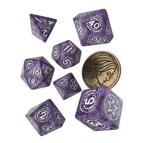 The Witcher Pack de Dados Yennefer Lilac and Gooseberries (7) - Collector4U