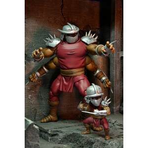 Tortugas Ninja (Mirage Comics) Figura Shredder Clone & Mini Shredder (Deluxe) 18 cm - Collector4U