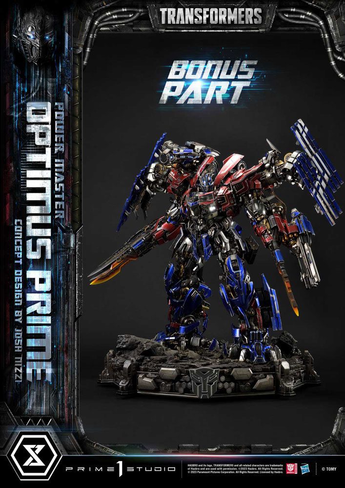 Transformers Museum Masterline Estatua Powermaster Optimus Prime Concept by Josh Nizzi Ultimate Bonus Version 99 cm