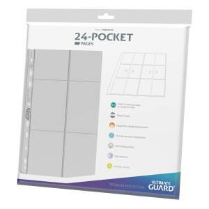 Ultimate Guard 24-Pocket QuadRow Pages Side-Loading Transparente (10) - Collector4U