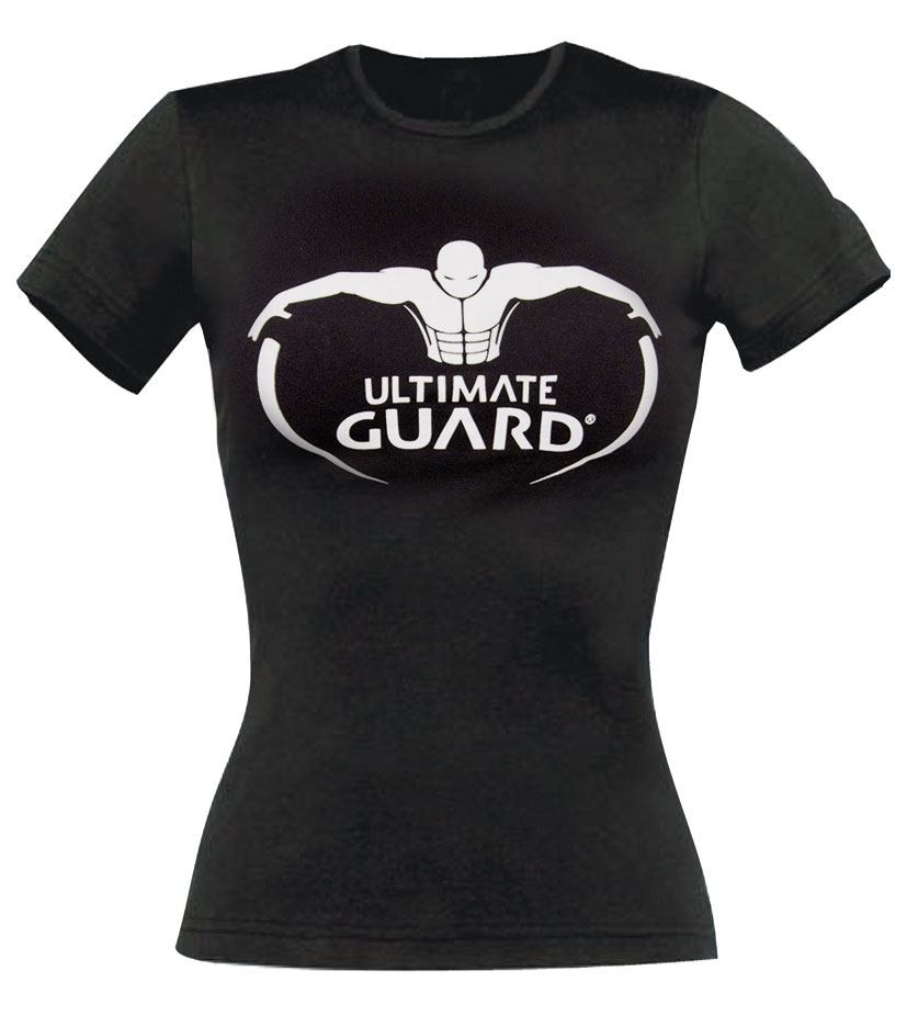 Ultimate Guard Camiseta Chica Logo Negro talla M - Collector4U