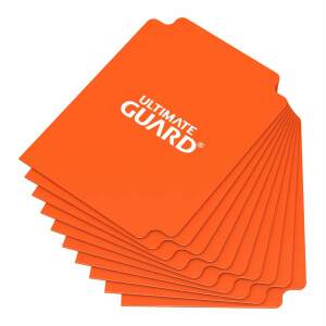 Ultimate Guard Card Dividers Tarjetas Separadoras para Cartas Tamaño Estándar Naranja (10) - Collector4U