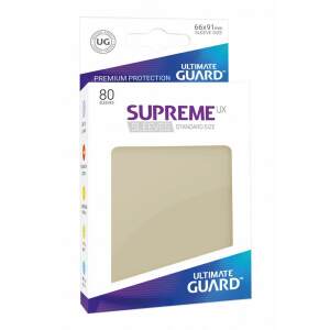 Ultimate Guard Supreme UX Sleeves Fundas de Cartas Tamaño Estándar Beige (80) - Collector4U