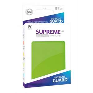 Ultimate Guard Supreme UX Sleeves Fundas de Cartas Tamaño Estándar Verde Claro (80) - Collector4U