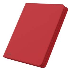 Ultimate Guard Zipfolio 480 - 24-Pocket XenoSkin (Quadrow) - Rojo - Collector4U