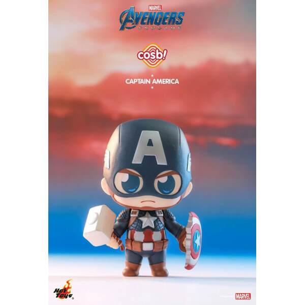 Vengadores: Endgame Minifigura Cosbi Captain America 8 cm - Collector4U.com
