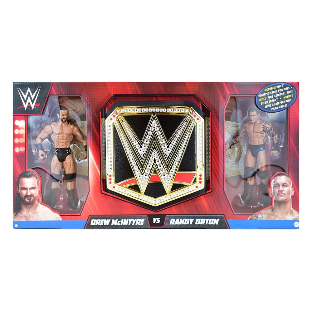 WWE Championship Playset con Muñeco Drew McIntyre vs. Randy Orton