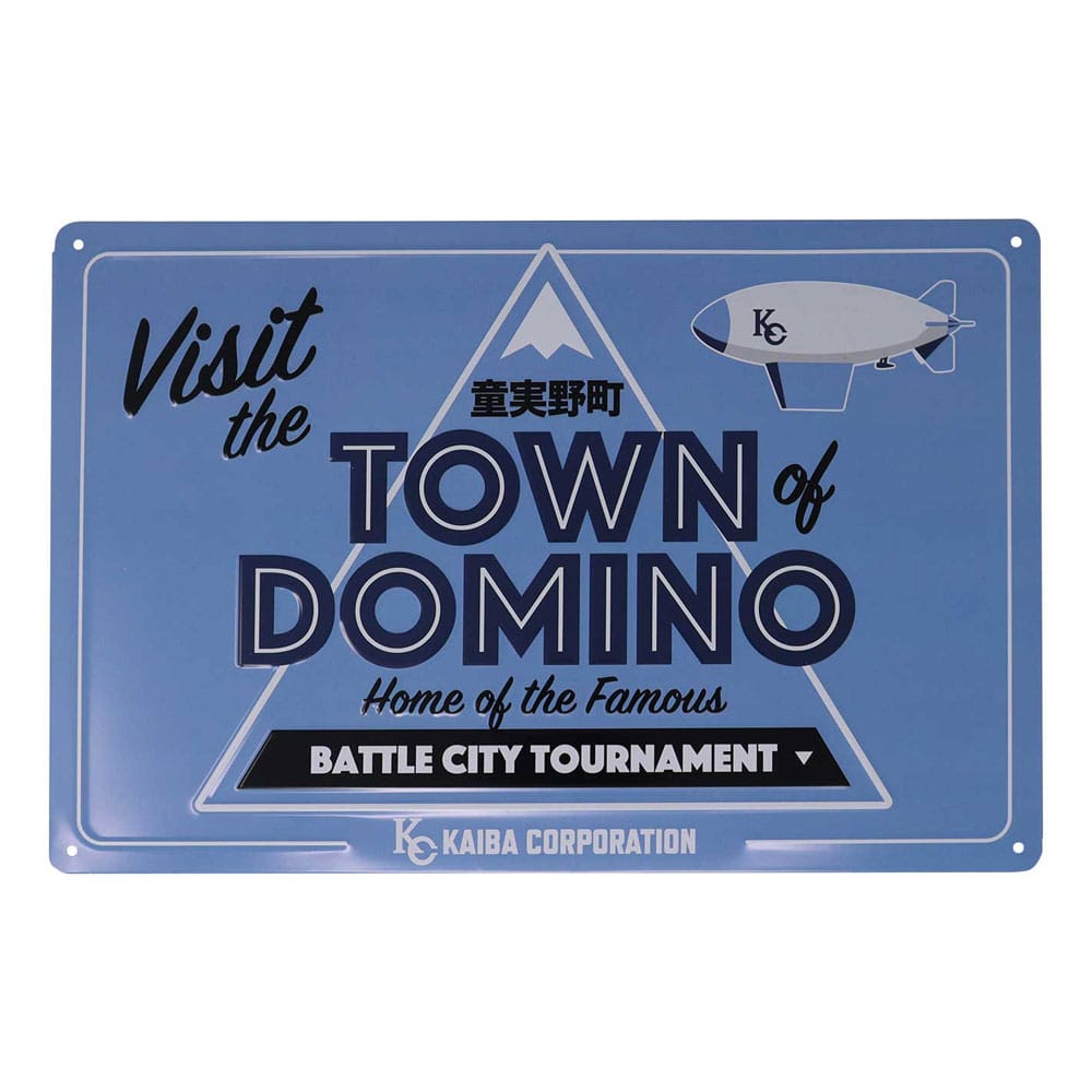 Yu-Gi-Oh! Placa de Chapa Domino Town