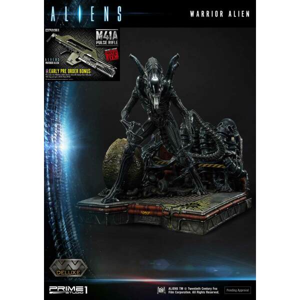Aliens Premium Masterline Series Estatua Warrior Alien Deluxe Bonus Version 67 cm - Collector4U