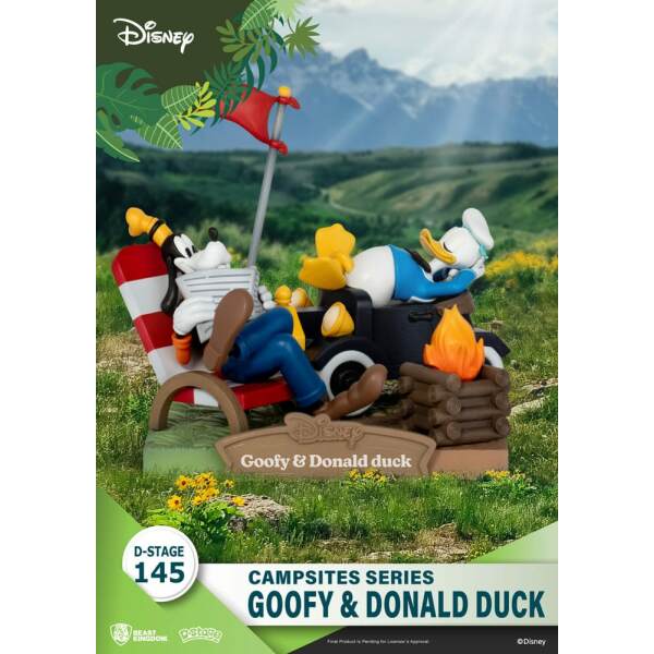 Disney Diorama PVC D-Stage Campsite Series Goofy & Donald Duck 10 cm - Collector4U