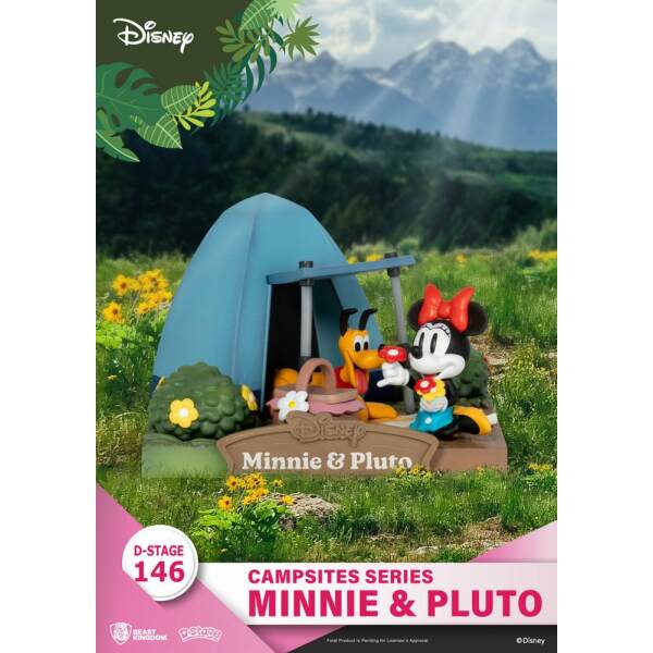 Disney Diorama PVC D-Stage Campsite Series Mini & Pluto 10 cm - Collector4U
