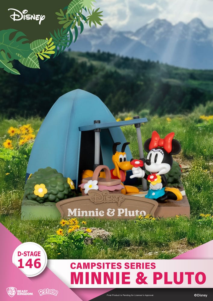 Disney Diorama PVC D-Stage Campsite Series Mini & Pluto 10 cm - Collector4U