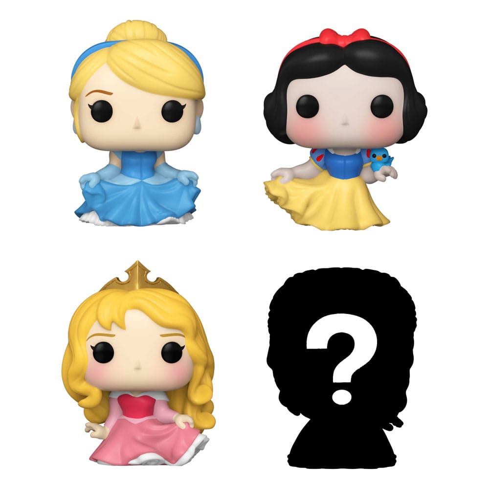 Disney Princesses Pack de 4 Figuras Bitty POP! Vinyl Cinderella 2,5 cm - Collector4U
