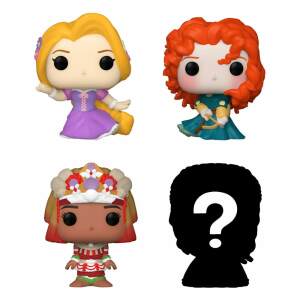 Disney Princesses Pack de 4 Figuras Bitty POP! Vinyl Rapunzel 2,5 cm - Collector4U