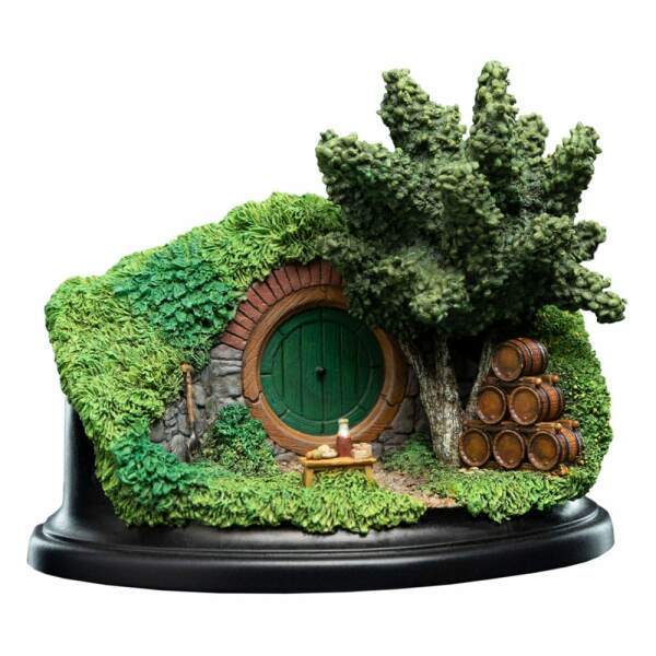 El hobbit: un viaje inesperado Diorama Hobbit Hole - 15 Gardens Smial 14,5 x 8 cm - Collector4U