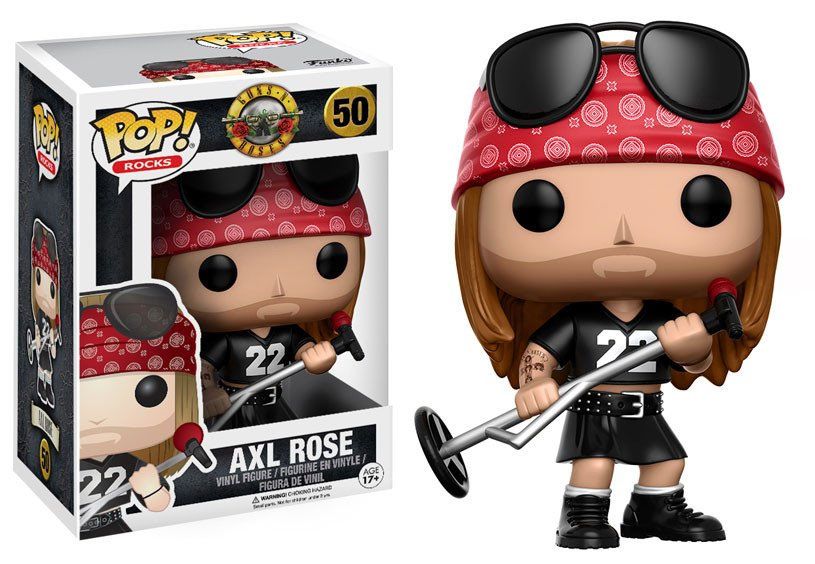Guns N´ Roses POP! Rocks Vinyl Figura Axl Rose 9 cm - Collector4U