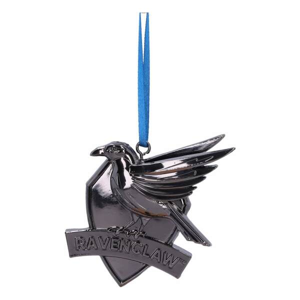 Harry Potter Decoración Árbol de Navidad Ravenclaw Crest (Silver) 6 cm - Collector4U