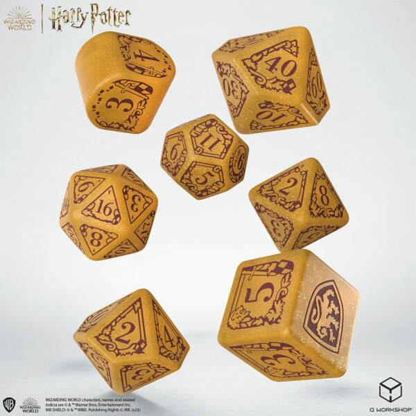 Harry Potter Pack de Dados Gryffindor Modern Dice Set - Gold (7) - Collector4U