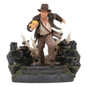 Indiana Jones: En busca del arca perdida Deluxe Gallery Estatua PVC Escape with Idol 25 cm - Collector4U
