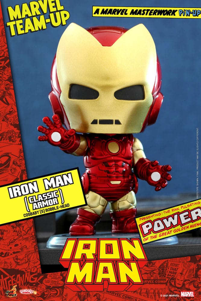 Marvel Comics Minifigura Cosbaby (S) Iron Man (Classic Armor) 10 cm - Collector4U
