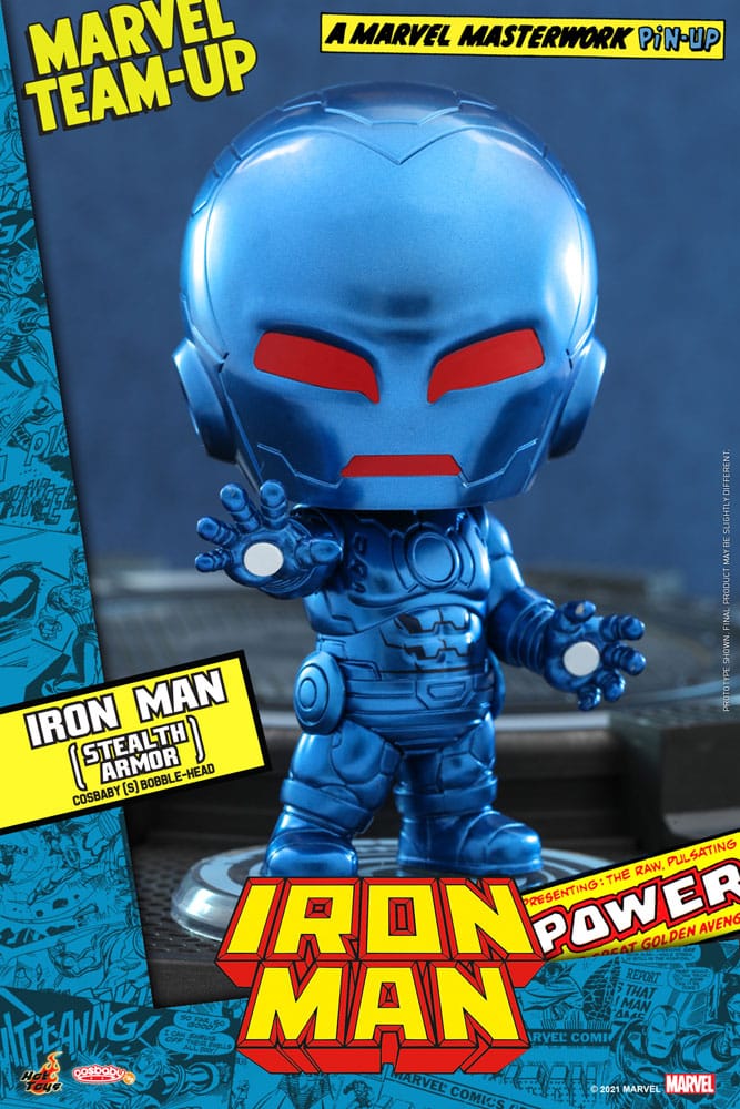Marvel Comics Minifigura Cosbaby (S) Iron Man (Stealth Armor) 10 cm - Collector4U