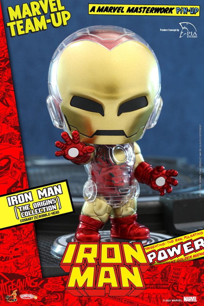 Marvel Comics Minifigura Cosbaby (S) Iron Man (The Origins Collection) 10 cm - Collector4U