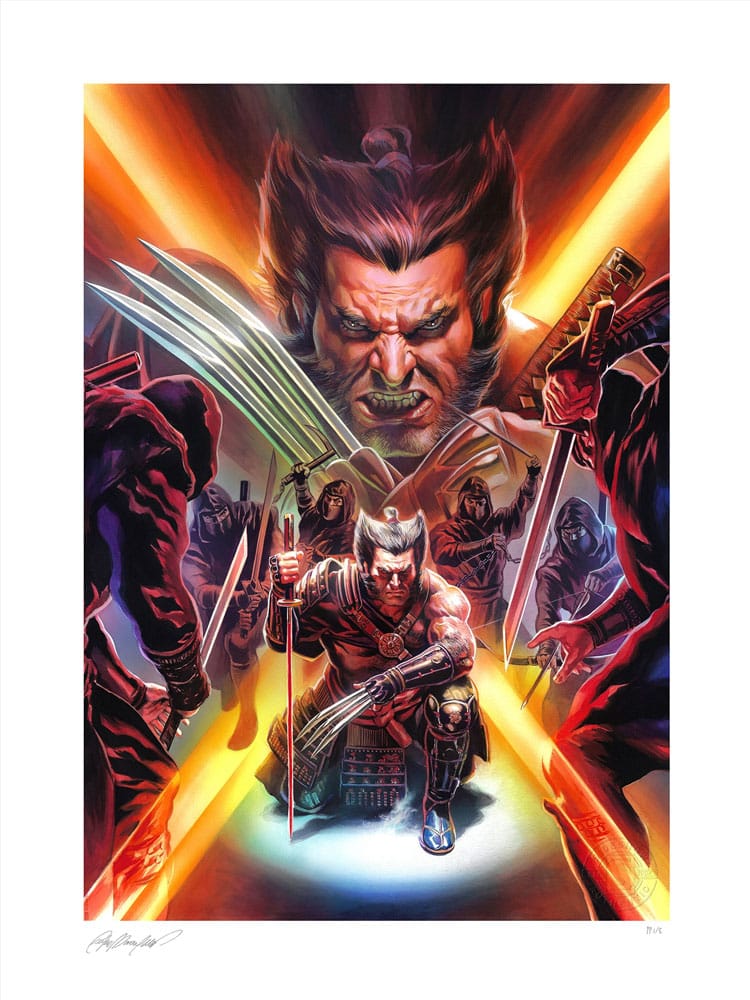 Marvel Litografia Wolverine: Ronin 46 x 61 cm – sin marco