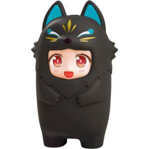 Nendoroid More Accesorios para las Figuras Nendoroid Kigurumi Face Parts Case Black Kitsune 10 cm - Collector4U