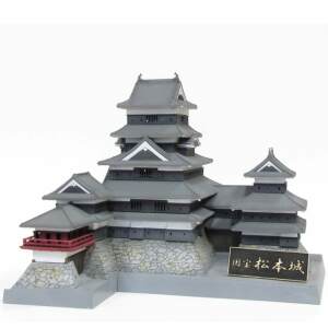 Original Illustration Figura Plastic Kit National treasure Matsumoto Castle (third-run) 18 cm - Collector4U