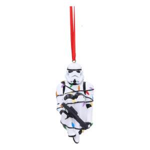 Original Stormtrooper Decoración Árbol de Navidad Stormtrooper In Fairy Lights 9 cm - Collector4U