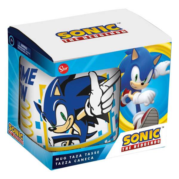 Sonic the Hedgehog Tazas Caja Sonic Game On 325 ml (6) - Collector4U