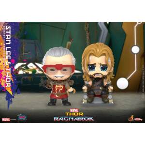 Thor: Ragnarok Minifiguras Cosbaby (S) Stan Lee & Thor 10 cm - Collector4U