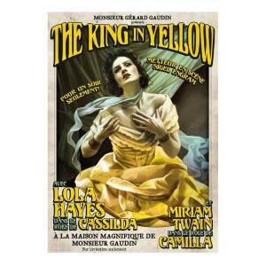 Arkham Horror LitografiaThe King In Yellow Limited Edition 42 x 30 cm - Collector4U
