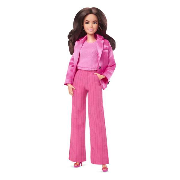 Barbie The Movie Muñeca Gloria Wearing Pink Power Pantsuit - Collector4U
