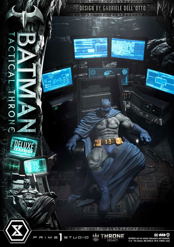 DC Comics Estatua 1/3 Throne Legacy Collection Batman Tactical Throne Deluxe Bonus Version 57 cm - Collector4U