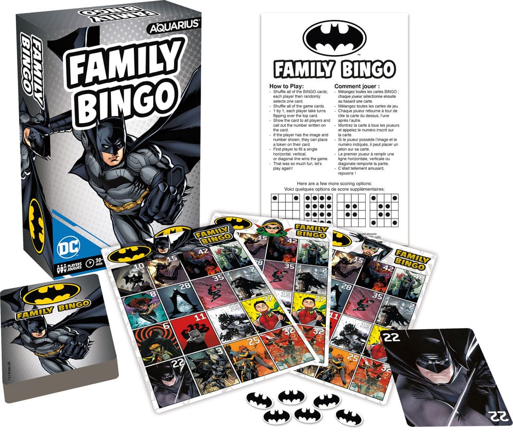 DC Comics Juego de Mesa Family Bingo Batman *INGLÉS* - Collector4U