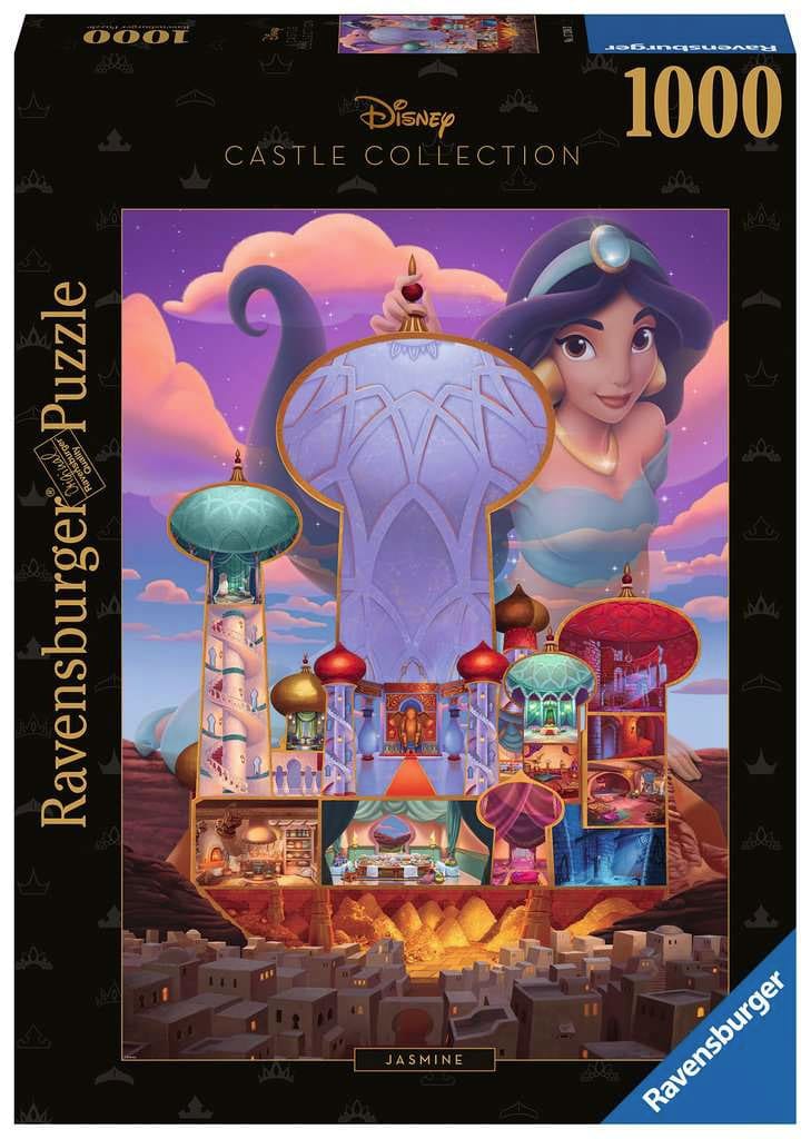 Disney Castle Collection Puzzle Jasmín (Aladdín) (1000 piezas) - Collector4U