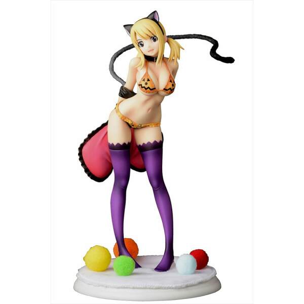 Fairy Tail Estatua 1/6 Lucy Heartfilia- Halloween CAT Gravure_Style 25 cm - Collector4U