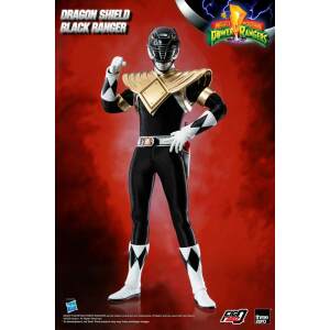 Mighty Morphin Power Rangers Figura FigZero 1/6 Dragon Shield Black Ranger 35 cm - Collector4U