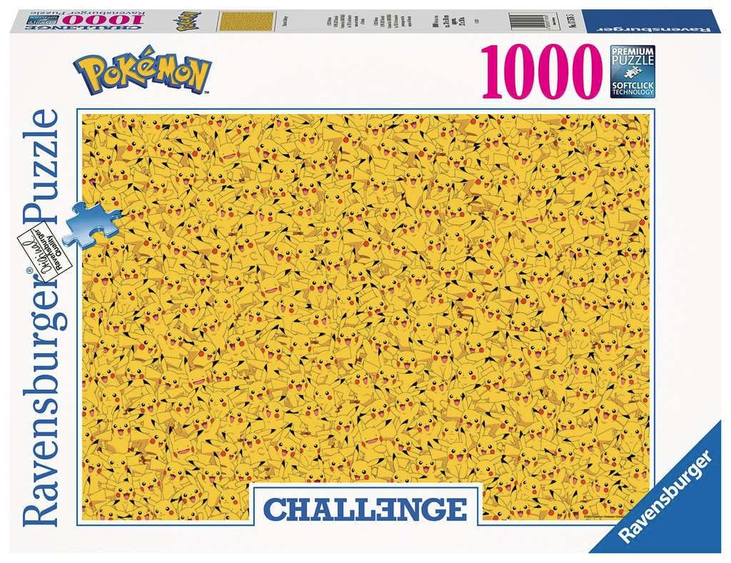 Pokémon Challenge Puzzle Pikachu (1000 piezas) - Comprar en