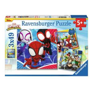 Spidey y su Superequipo Puzzle para niños (3 x 49 piezas) - Collector4U