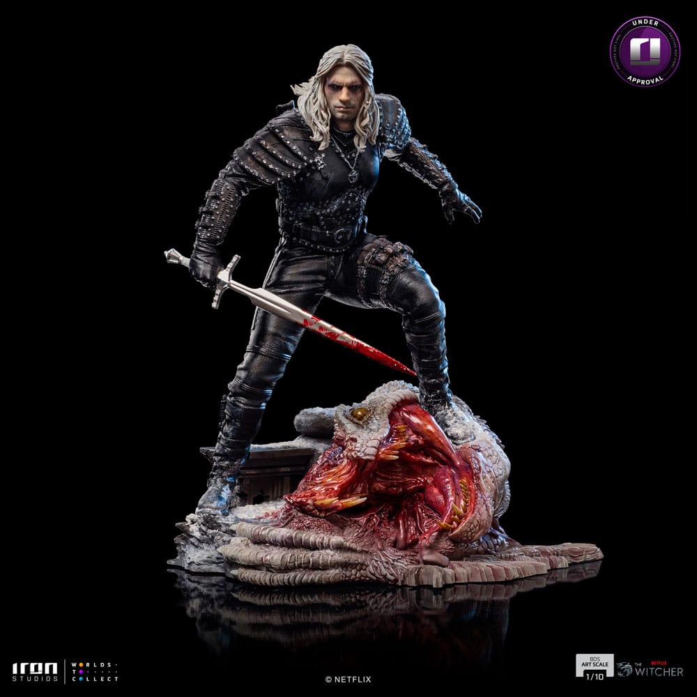 The Witcher Estatua 1/10 BDS Art Scale Geralt of Riva 33 cm