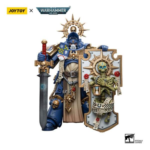 Warhammer 40k Figura 1/18 Ultramarines Primaris Captain with Relic Shield and Power Sword 12 cm - Collector4U