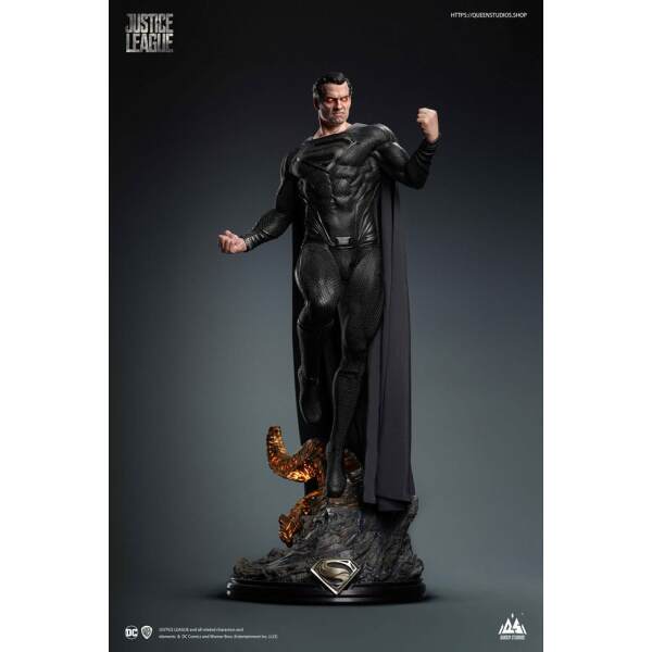 DC Comics Estatua 1/3 Superman Black Suit Version Special Edition 80 cm - Collector4U
