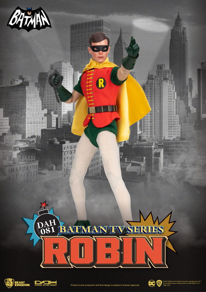 DC Comics Figura Dynamic 8ction Heroes 1/9 Batman TV Series Robin 24 cm