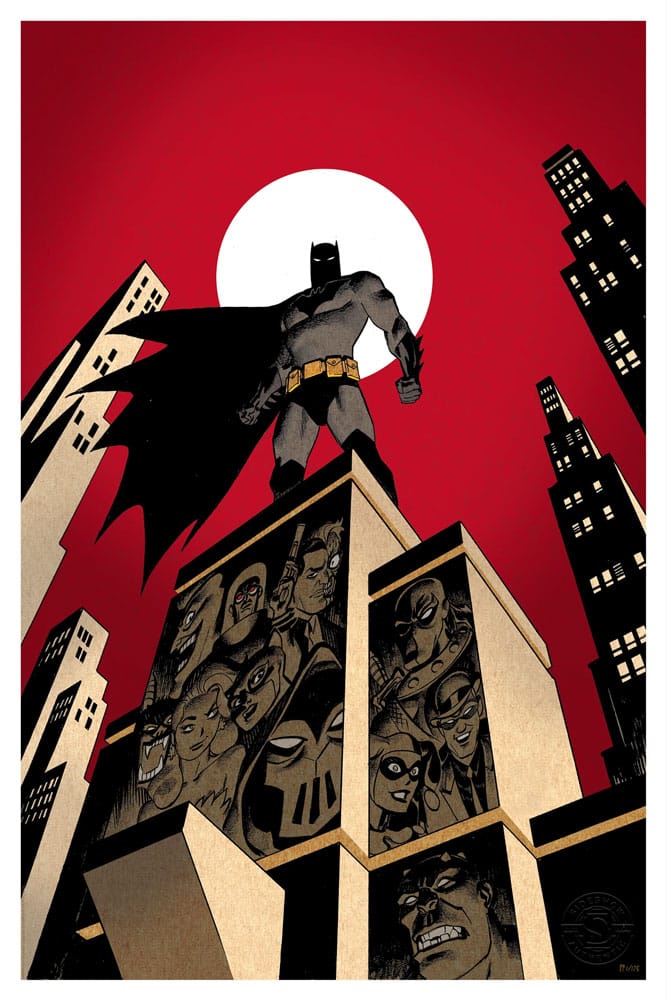 DC Comics Litografia Batman: The Adventures Continue 41 x 61 cm – sin marco