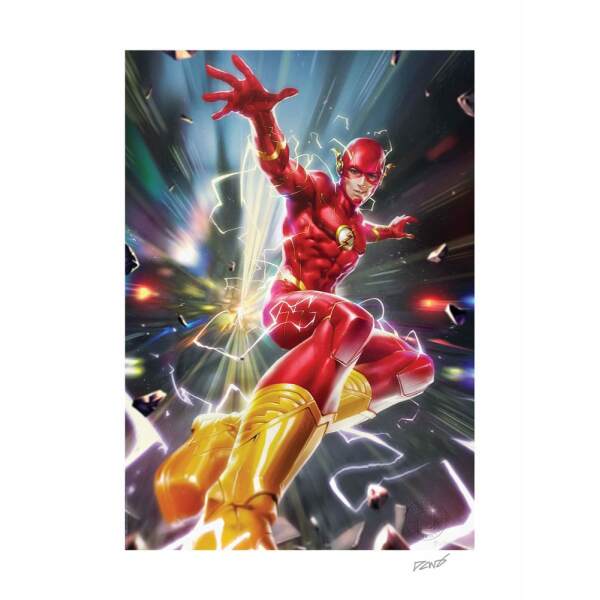 DC Comics Litografia The Flash 46 x 61 cm - sin marco - Collector4U